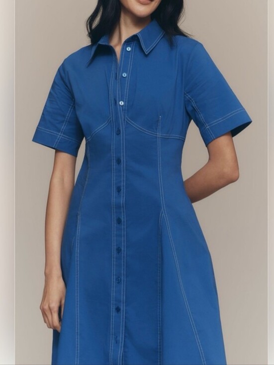 Anthropologie Dresses & Skirts - NWT 🔖Anthropologie "Nara" Button-Front Shirt Dress
